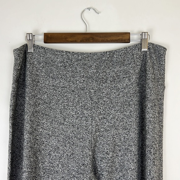 J. JILL women’s smooth fit slim leg heathered black leggings pants L - Picture 2 of 8